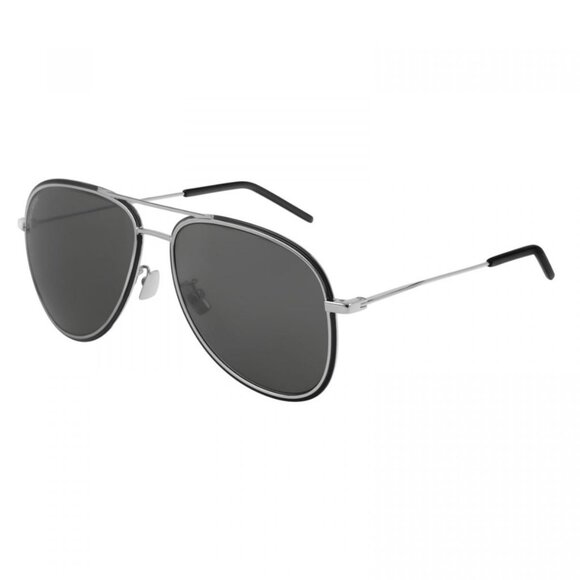 SAINT LAURENT Fashion Unisex Black Aviator Sunglasses - Picture 2 of 8
